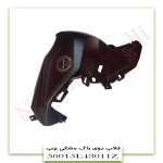 فلاپ روي باک مشکي چپ بااستیکر  FUEL TANK LEFT SIDE COVER,BLACK N4 - Image 2