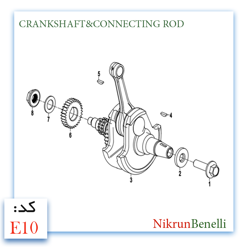 K- 249R قطعات ولوازم انجین کی وی