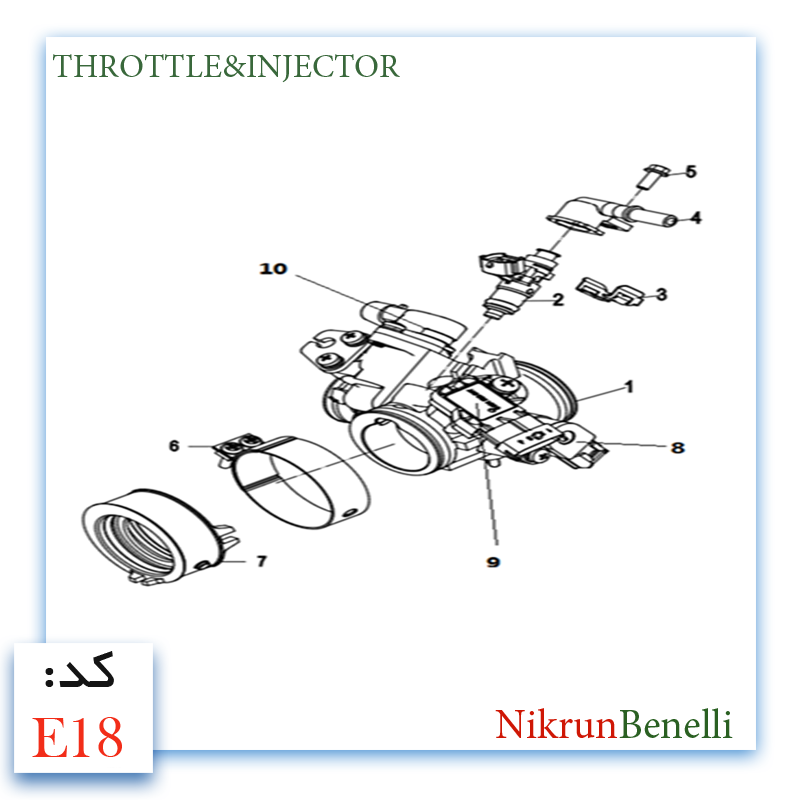 K- 249R قطعات ولوازم انجین کی وی