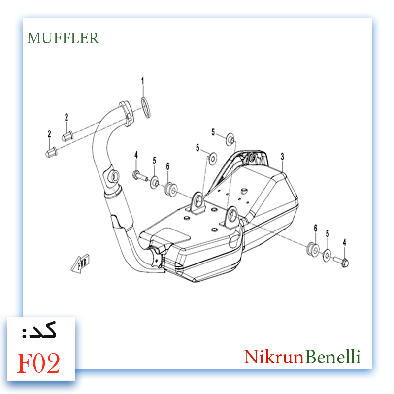 K- 249R قطعات ولوازم بدنه کی وی