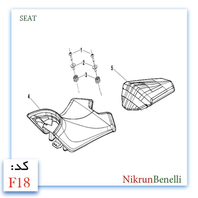 K- 249R قطعات ولوازم بدنه کی وی